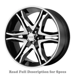 American Racing AR89328550335 Single Wheel Mainline 20" 8.5" Black 5X127 New. Price: $349.63.