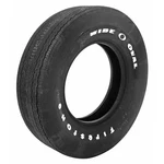 Set Of Coker Firestone Wide Oval Tires F70-14 Bias-ply Wht Letter 54850. Price: $1668.00.
