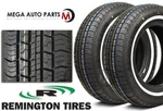 2 New Remington Lx Touring W/w White Side Wall 155/80R13 79S Season Tires. Price: $163.96.