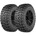 (qty 2) 35X12.50R18LT Yokohama Geolandar X-mt 123Q Load Range Black Wall Tires New. Price: $958.98.