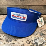 Goodyear Eagle Visor Decky Royal Blue Retro Racing Patch Nascar Tire High Crown New. Price: $35.00.