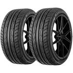 (qty 2) 195/55R16 Yokohama Advan Fleva V701 87V Sl Black Wall Tires New. Price: $322.98.