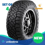 Set Of (4) New 265/70R17 Nitto Ridge Grappler 115T. Price: $1020.80.