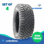 Set Of (4) Driven Once Lt 35X12.5R20 Nitto Ridge Grappler 125Q - 18/32 Used. Price: $2082.96.