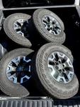 Goodyear Wrangler 265/70R16 With Rims Used. Price: $800.00.