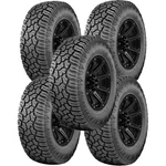 (qty 5) 35X12.50R17LT Yokohama Geolandar X-at 121Q Lre Black Wall Tires New. Price: $1816.95.