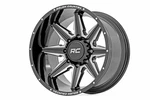 Rough Country 91M Series Wheel One-piece Gloss Black 20X12 8X180 -44MM New. Price: $334.95.
