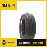 Set Of (4) Used 235/55R17 Yokohama Yk-gtx 99H 9-11/32 (nvxz). Price: $314.61.