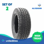 Set Of (2) Used Lt 285/65R18 Bridgestone Dueler A/t Ascent Enliten - 15/32. Price: $308.12.