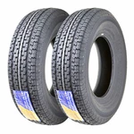 2PC ST205/75R15 Free Country Trailer Tires Premium 8PR W/scuff Guard New. Price: $149.97.