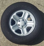 New! Jeep Wrangler Rim & Tire P225/75R16, 104S, From 2014 Sport. Price: $249.00.