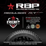 4 New Rbp Repulsor A/t Plateau - 285X70R17 Tires. Price: $614.76.