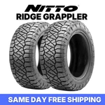 (2) LT37X12.50R22 Nitto Ridge Grappler 127Q Load F Ply Tires New Pair. Price: $1369.00.