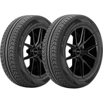 (qty 2) 225/55R17 Pirelli P4 A/s Plus Persist 97T Sl Black Wall Tires New. Price: $355.98.