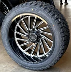 4X 22X12 Evok EV505 Wheels & Tires Gloss Black Milled 8X6.5 Ram Chevy 8X165.1 New. Price: $2550.00.