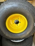 24/12.00-10 Carlisle Turf Trac R/s John Deere Yellow On 5-HOLE Wheel & Tire New. Price: $99.95.