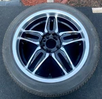 Dip D63 Bionic Black 18X7.5J Wheel Rim Bridgestone Turanza EL400 P225/45R18 Tire Used. Price: $248.99.