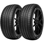 (qty 2) 215/55R17 Radar Dimax AS-9 98W Xl Black Wall Tires New. Price: $190.98.