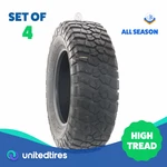 Set Of (4) Used Lt 255/75R17 Bfgoodrich Mud-terrain T/a KM2 11-13/32 (195QQ). Price: $535.16.