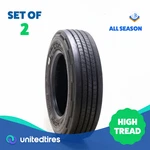 Set Of (2) Used 215/75R17.5 Cooper Work Series Rht 135/133L - 15/32. Price: $381.62.