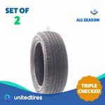 Set Of (2) Used 215/55R17 Michelin Primacy MXV4 94V - 7.5/32. Price: $119.02.