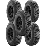 (qty 5) LT265/70R17 Bridgestone Dueler A/t Rh-s 112/109Q Lrc Black Wall Tires New. Price: $972.95.