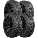 (qty 4) 35X12.50R20LT Atturo Trail Blade Ats 126Q Lrf Black Wall Tires New. Price: $1034.96.