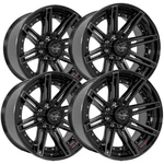 (set Of 4) 4PLAY GEN2 4P08 22X10 8X6.5" -24MM Black/tint Wheels Rims 22" Inch New. Price: $2300.00.