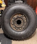 Humvee Hmmwv Goodyear Wrangler Mt Oz Tire 37 X 12.50 R16.5 Lt New 2019 Dot. Price: $800.00.