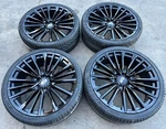 24'' Wheels Fit Escalade Style Black FR205 With Michelin Tires Silverado Yukon New. Price: $2980.00.