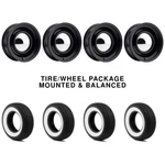 Set Of 4 Tires/wheels Classic Ford Chevy Car 15X6 & 205/75R15 (2 1/2" Ww) New. Price: $1350.00.