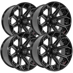 (set Of 4) 4PLAY GEN2 4P80R 22X10 8X180 -24MM Black/tint Wheels Rims 22" Inch New. Price: $2300.00.