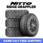 (4) New LT35X12.5R18 Nitto Ridge Grappler Tires Load F 128Q. Price: $1849.00.