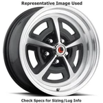 Rev Wheels LW50-50857A Legendary Magnum 500 Series 15"X8" Black Machined New. Price: $255.95.