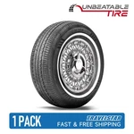 Travelstar UN106 235/75R15 105S 18MM White Wall Passenger Car Tire New. Price: $111.63.
