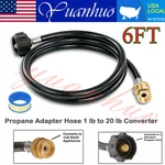Propane Adapter Hose Lp Tank 1LB To 20LB Converter QCC1 For Mr. Heater Big Buddy New. Price: $16.99.