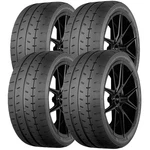 (qty 4) 225/40R18 Yokohama Advan A052 92Y Xl Black Wall Tires New. Price: $1124.96.