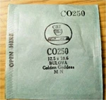 Gs CO250 Watch Crystal Ft Bulova 1276E 55576 Golden Goddess - 12.5 X 10.6 Mm New. Price: $16.24.