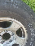 Three 265/75R16 Tires Linglong Crosswind At 5- Spoke Aluminum Wheels Used. Price: $300.00.