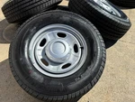 4X Like New 17" Ford F250 F-350 3828 Wheels Rims Tires Michelin MS2 LT245/75R17. Price: $1200.00.