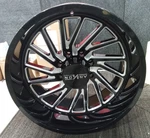 Blemished Single 22X12 Black Milled Wheel Arkon Off-road Kennedy 8X170 -51 Used. Price: $310.42.