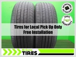 235/55R20 Used Tires Goodyear Eagle Touring 7.8/32 Tread 102V. Price: $150.00.