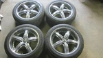 18" Dub Wheels Rims Chevy Impala Lug With Tires 245/45R18 Goodyear Jinyu Used. Price: $224.95.
