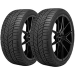 (qty 2) 245/45ZR17 Bfg G-force COMP2 A/s Plus 99W Xl Black Wall Tires New. Price: $393.98.