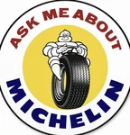 Retro Style Ask Me About Michelin Man Tires Quality Garage Sign New. Price: $23.00.