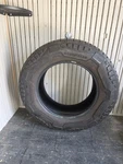 One (1) Tesla Cybertruck Tire 285/65R20 Goodyear Wrangler Territory 8.5/32 Used. Price: $288.00.