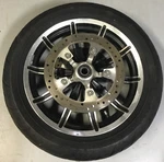 Harley Davidson Oem 2014-UP Touring Impeller Non-abs Front Rim, Tire And Rotors Used. Price: $128.98.