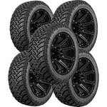 (qty 5) 33X12.50R22LT Rbp Repulsor M/T3 114Q Lrf Black Wall Tires New. Price: $1281.95.