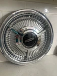 Oldsmobile 88 98 Starfire 1963 Rim Center Caps Wheel Cover Metal Oem Used. Price: $80.00.