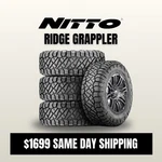 (4) LT35X12.50R17 Nitto Ridge Grappler 121Q Load 10 Ply A/t M/t Tires New Set. Price: $1685.00.